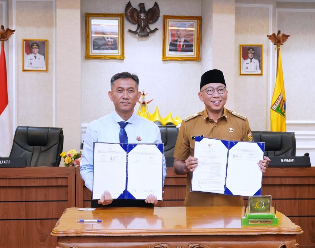 Perkuat Tata Kelola Pemerintahan, Pemprov dan Kejati Lampung Jalin Kerja Sama Strategis