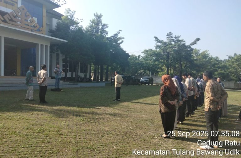 Apel Rutin di PUPR Tubaba Tekankan Integritas dan Loyalitas Pegawai