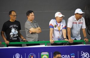 Tampil Dominan, Tim Futsal Pemprov Lampung Bantai Setjen KPU 10-0 di Jakabaring