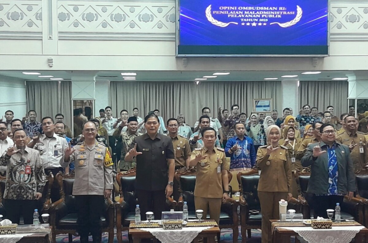 DPRD Lampung Hadiri Penyerahan Opini Ombudsman RI di Balai Keratun