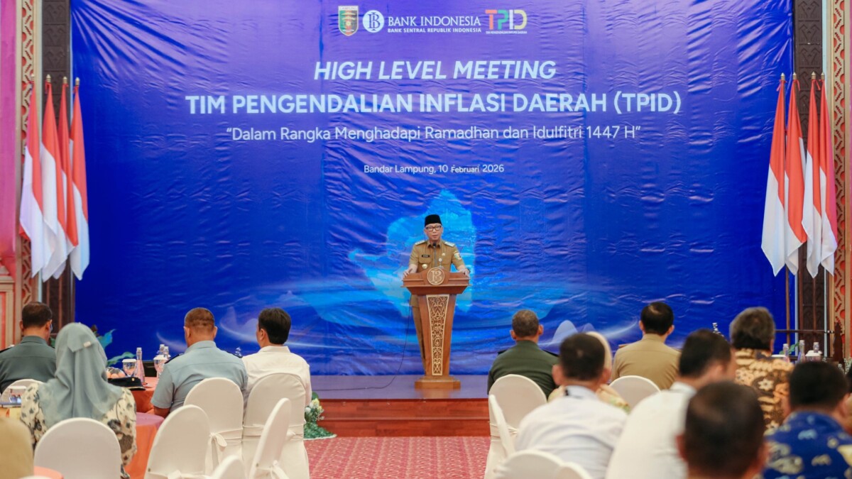 Hadapi Ramadhan dan Idul Fitri, Lampung Perkuat Kendali Inflasi