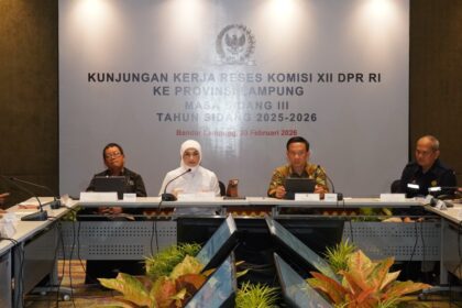 Pemprov Lampung Bersama Komisi XII DPR RI Bahas Pemanfaatan Energi di Provinsi Lampung