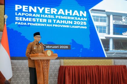 LHP BPK Jadi Cermin Perbaikan Tata Kelola Pemprov Lampung
