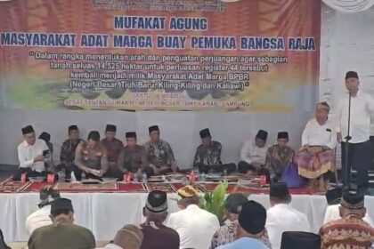 Marga Buay Pemuka Bangsa Raja Negeri Besar Persoalkan Perluasan Register 44 Sungai Muara Dua