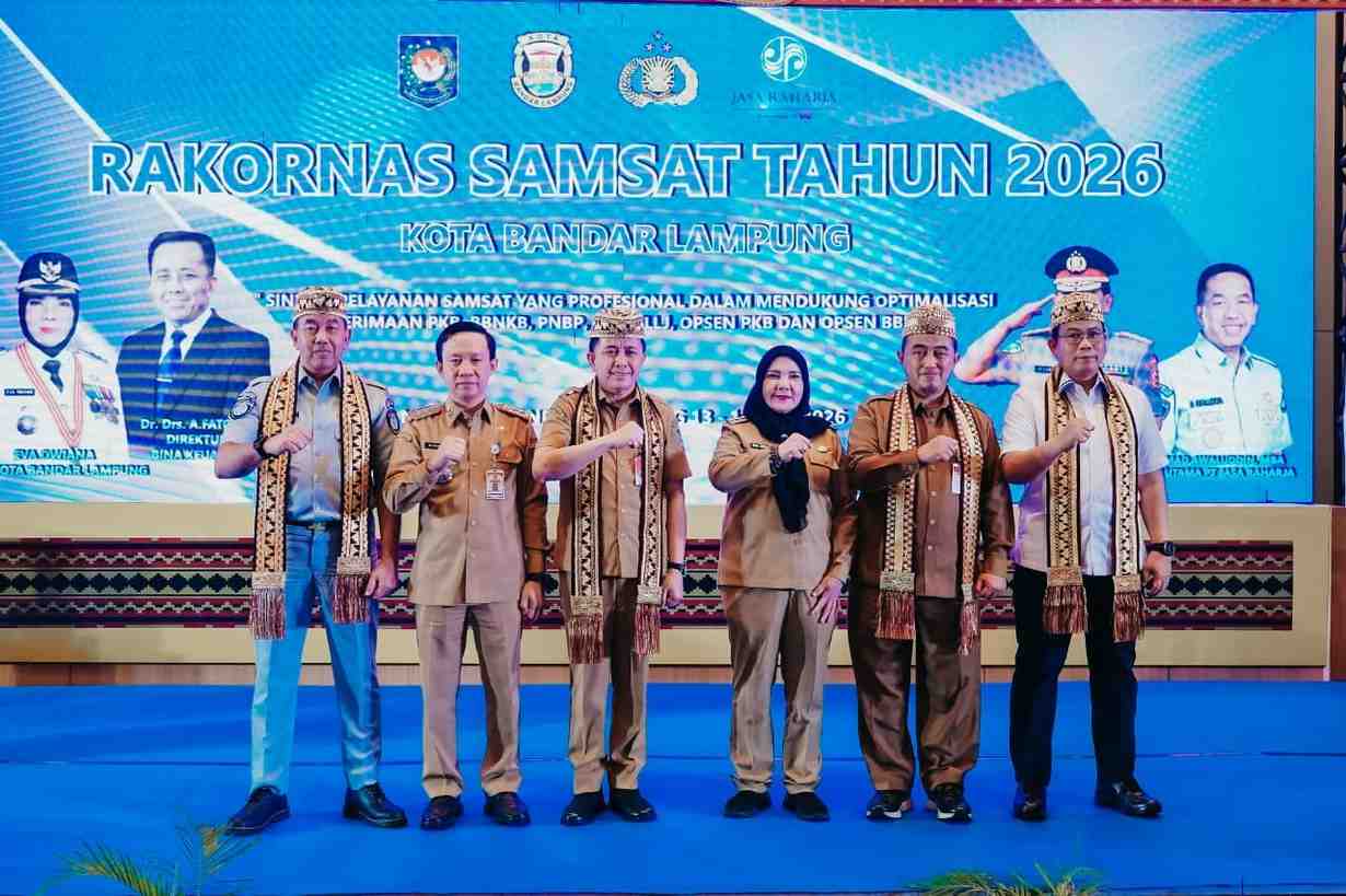 Rakornas Samsat di Lampung Bahas Sinergi Tingkatkan Penerimaan Daerah dan Pelayanan Publik