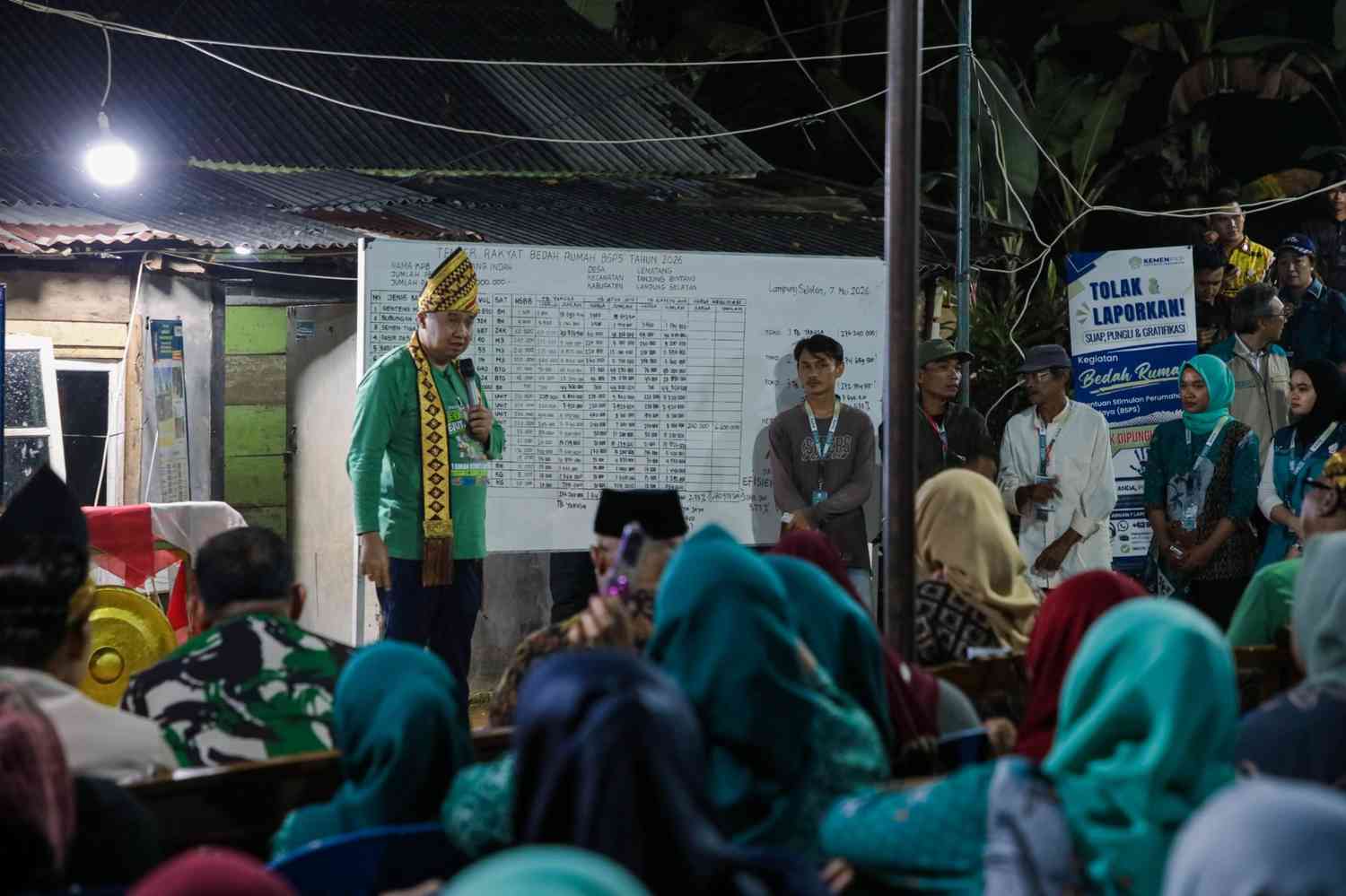 Menteri PKP Tinjau Rumah Warga di Lampung Selatan, BSPS Lampung Capai 9.382 Unit