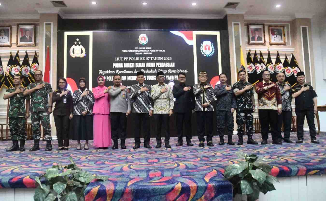 Giri Akbar Hadiri HUT PP Polri, Dorong Kolaborasi Demi Lampung Maju