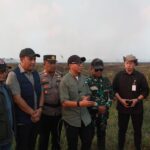 Gubernur Mirza Tinjau Kebakaran Lampung Timur, Pastikan Api Tak Meluas ke Way Kambas
