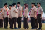 Jihan Nurlela Terima Lencana Karya Bakti Pramuka di Hari Pramuka ke-65